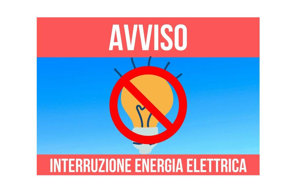 Interruzione energia elettrica